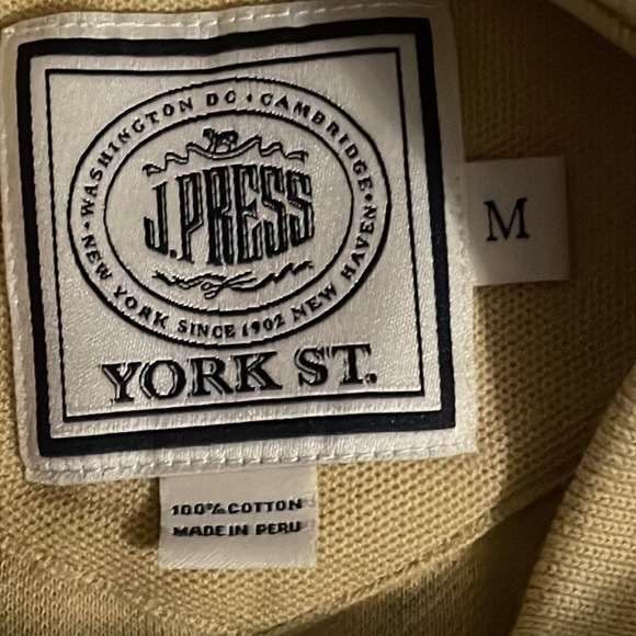 J.Press Polo Short Sleeve Shirt- Size Medium - Picture 3 of 7